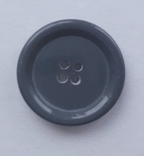 Hole flat coat button15mm - 4,
