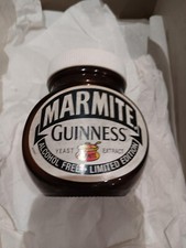Marmite Limited Edition Guinness Jar Empty. Limited edition. Clean and washed