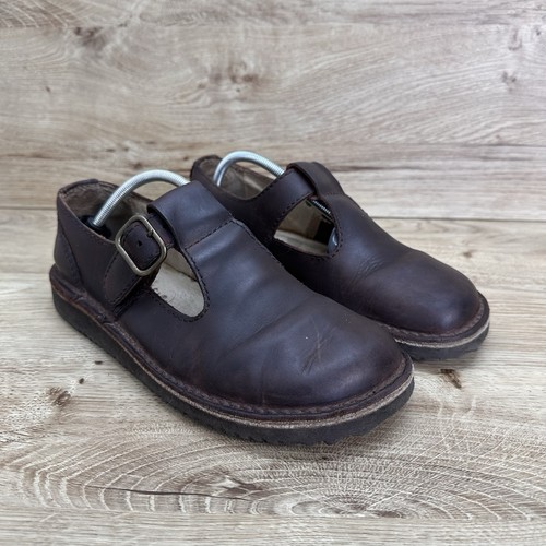 Oxygen brown leather bar - brown, t-bar