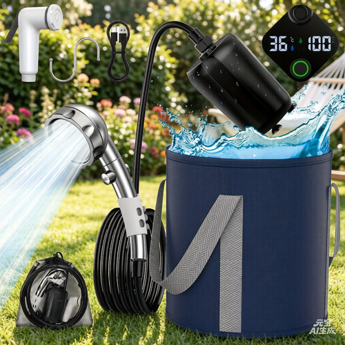 Shower camping 9000mah - shower, camping,9000mah