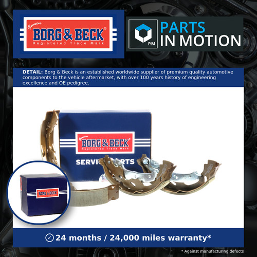 Brake shoes set bbs6356 borg - set, &