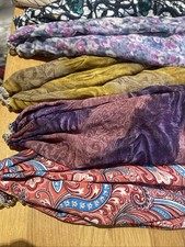10 x Moira C Scarflace Scarves With Magnetic Fastening -  Polyester (Bundle 2)