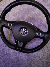 2019 GENUINE VOLKSWAGEN POLO MK6 MULTIFUNCTION LEATHER STEERING WHEEL 2Q0419091