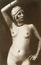 Postcard erotic woman nude