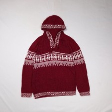 Baja Hoodie Mens Small Alpaca Design