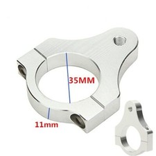 Durable 35mm Aluminium Steering Damper Fork Frame Clamp Bracket for Motorcycle