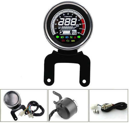 Universal 12v motorcycle lcd - 12v,