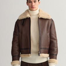 WW2 100% sheepskin B3 Mens RAF