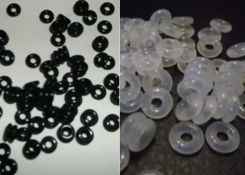 1000 rubber stopper bead - 50,