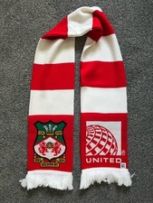 RARE Wrexham AFC x United Airlines Limited Edition Collectable Football Scarf