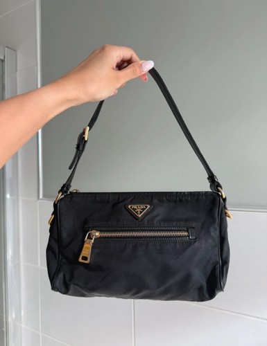 Vintage prada black nylon - vintage,