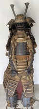 Japanese antique samurai armor busho yoroi kabuto with wooden box / vintage PO