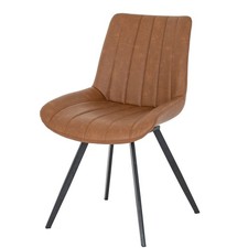 Malmo tan swivel dining chair - swivel,