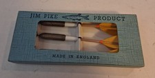 Vintage Jim Pike Feather Darts In Original Box Made In England