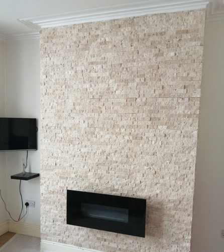 Splitface light travertine - splitface,