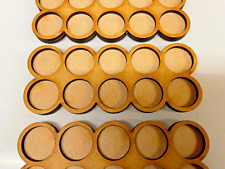 25mm Round Movement Trays. 1x1