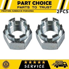 2X FRONT DRIVESHAFT AXLE HUB NUT Fits PROTON JUMBUCK PERSONA