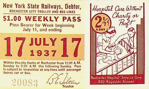 Rochester city trolley bus - trolley, &