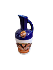 Dolfi Curacao Orange Bottle, Blue/Beige,  French, Vintage, France, 10cm