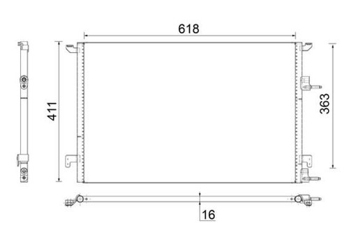 Air conditioning condenser - condenser, a/c