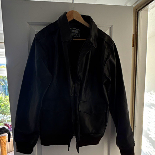 Men brown leather bomber - men’s,