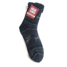 MUK LUKS Mens Cabin Socks L/XL