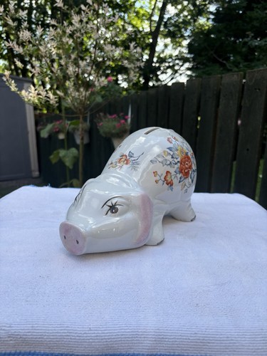 Vintage ceramic piggy bank - vintage,