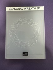 Stampin Up Embossing Folder - Seasonal Wreath 3D