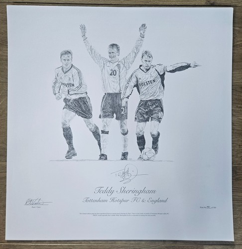 Signed print tottenham - print, of