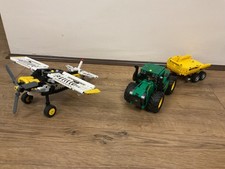 Lego technic combo: 42198 Bush Plane and 42136 John Deere 9620R 4WD Tractor 