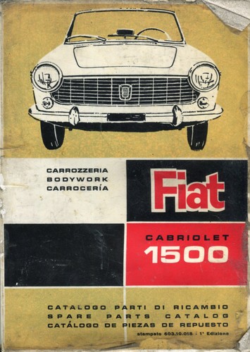 Fiat 1500 cabriolet official - cabriolet,