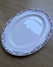 Royal Stafford oval serving plate 13" x 10" fine bone china Ditsy rose 