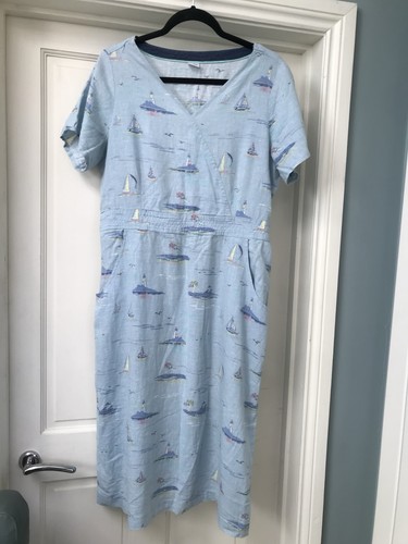 Light blue nautical linen - blue,