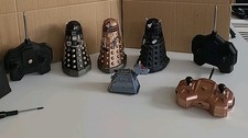 Remote Controled Daleks 5" Set Of 3 Plus K9 Dr Who