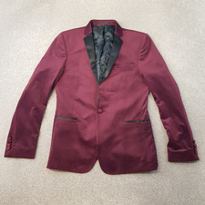 ASOS Mens Jacket 40S Burgundy