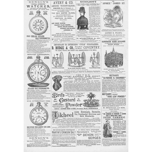Victorian advertisements print - victorian,