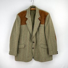 Beaver Tweed Jacket Mens 46R