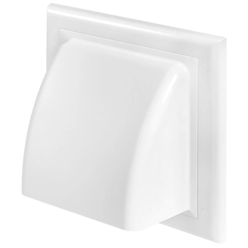 White gravity flap round - white, wall