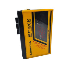 Grundig Beat Boy 30 Cassette Player 1985 Yellow Vintage Faulty