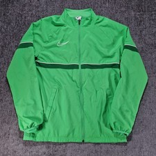 Nike Retro Shell Suit Jacket Mens M, P2P 19" Green, Thin. 