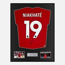 Framed Moussa Niakhaté Signed Nottingham Forest Shirt Home Red [Classic]