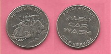 Autolavaggio Self Albo Car Wash Self Service token / coin.