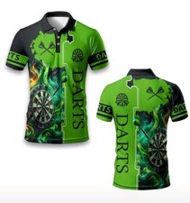 Men's Green Darts , Fire Polo