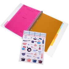  Recipe Book with Plastic