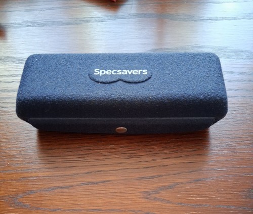 Specsavers glasses case blue - case.,