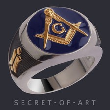 Masonic Ring Silver 925