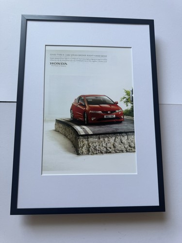 New framed print honda civic - new,