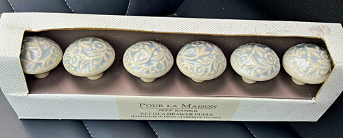 Pour maison blue white - pour, 6x