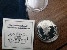 queen elizabeth ii 75th birthday 5 pound silver proof coin