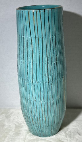 Italian teal golden stripes - italian,